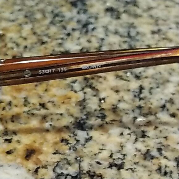 BULOVA “DOHA” Eyeglasses Frame Womens 53-17-135 Brown/Gunmetal Polished CS79 - Picture 11 of 11